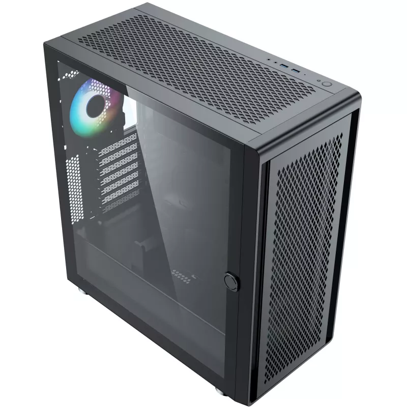 Obudowa PC Silentware Air 100 Czarny — obudowa mid-tower kompatybilna z ATX, wykończona na czarno