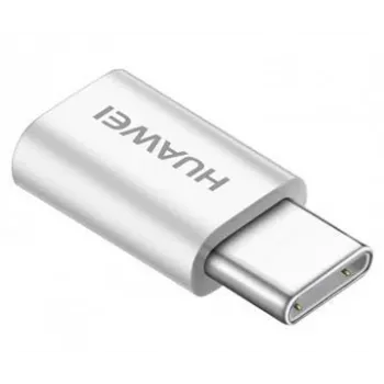Huawei - Adapter USB - USB Type C (męski) do Micro-USB Type B (żeński) - USB 2.0 - Biały