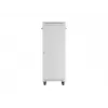 LANBERG 19-calowa 32U stojąca szafa rack 600×600 mm szara z perforowanymi drzwiami i LCD (płaska paczka)