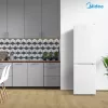Lodówka combo Midea MDRB369FGE01 — 262 l (chłodziarka 194 l / zamrażarka 68 l), 177,3 cm, klasa energetyczna E, biała