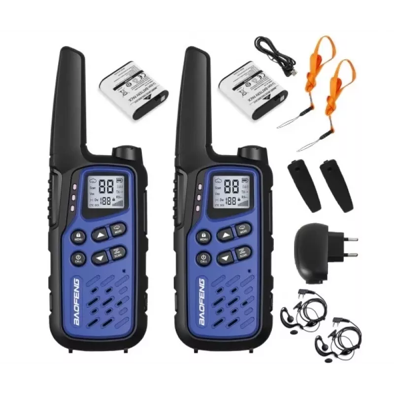 Walkie-Talkie Baofeng BF-T25E niebieski, 2 szt.