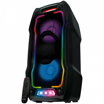 Głośnik SVEN PS-730, czarny (100W, TWS, Bluetooth, FM, USB, microSD, wyświetlacz LED, 4400 mAh)