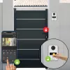 Wideodomofon Tellur TLL331511 1080P z funkcją odblokowania i dzwonkiem wewnętrznym