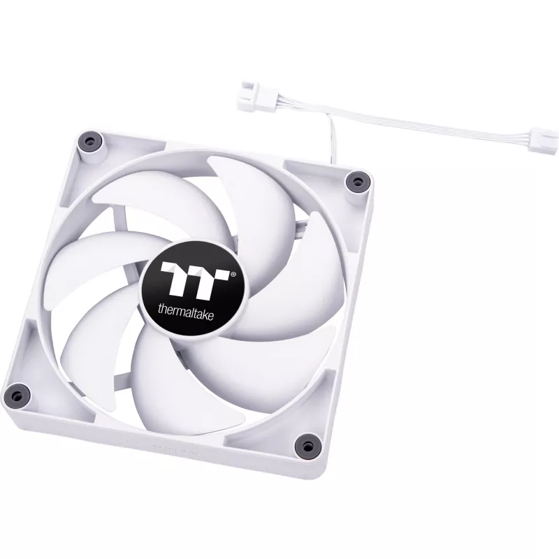 Thermaltake CT120 Wentylatory obudowy 120 mm, białe, 2 szt.