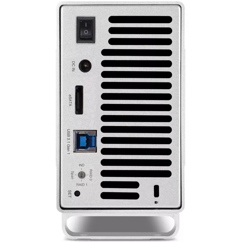 Obudowa HDD OWC Mercury Elite Pro Dual biała na 2× dyski 3,5 cala SATA, RAID 0/1/SPAN, USB Type‑B