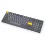 Celeris 1800, Szara Klawiatura Gamingowa, Układ US, ENDORFY Yellow by Gateron