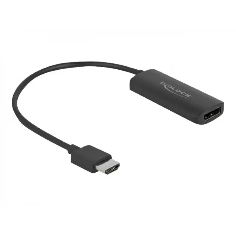 Adapter HDMI-A męski na DisplayPort żeński 4K 60 Hz DeLOCK 63206