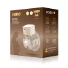 Elektroniczny bezprzewodowy laktator neno VENTO Three-Phase, akumulatorowy, przenośny, wyświetlacz LCD, butelka 150 ml, bez BPA, beżowy