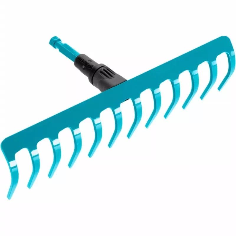 Zestaw kultywator i grabie combisystem (turkusowy/drewno, 30 cm, 9 cm)