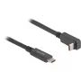 Kabel USB DeLOCK USB Type-C męski na USB Type-C męski kątowy 2m 5Gbps 4K PD 60W