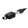 Klawiatura LogiLink ID0019A Uniwersalna USB QWERTZ Niemiecka Czarna