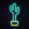 Neon dekoracyjny LED MANTA SNL07GN zielono-żółty kaktus
