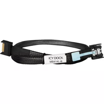 ICY DOCK MB414L-B MCIO 4i SFF-TA-1016 do MCIO 4i SFF-TA-1016 Kabel, 0,5 m