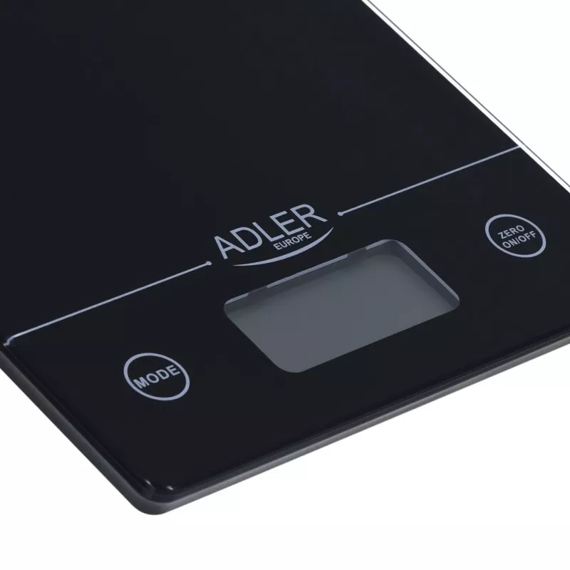 Adler AD 3138 b Mechaniczna waga kuchenna Czarny Blat Prostokąt