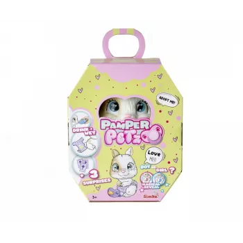Pluszowa zabawka SIMBA Pamper Petz Rabbit (Diaper Gang) model 105953052, miękki pluszak