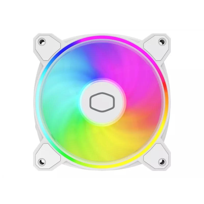 Cooler Master MasterFan MF120 Halo2 White Edition 120mm ARGB Wentylator Obudowy