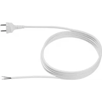 BACHMANN contour kabel zasilający 3m biały 241.275 H05VV-F 2x1 z wtyczką Typ 24 luz 241.275 (241.275)