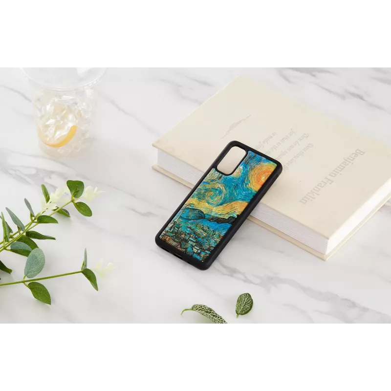 Etui ochronne do telefonu iKins na Samsung Galaxy S20 — czarne, w gwiaździstą noc