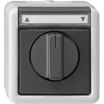 GIRA 015430 Przełącznik elektryczny czarno-szary (015430)