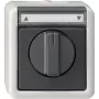 GIRA 015430 Przełącznik elektryczny czarno-szary (015430)
