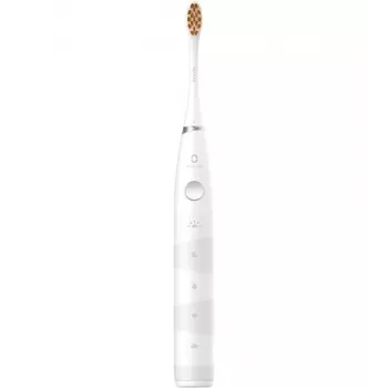 Sonic toothbrush OCLEAN FLOW Adult — bateria-powered, whitening mode, integrated timer, adjustable speed, 255 mm height, biały, 0.13 kg, 1 handle + 1 brush head
