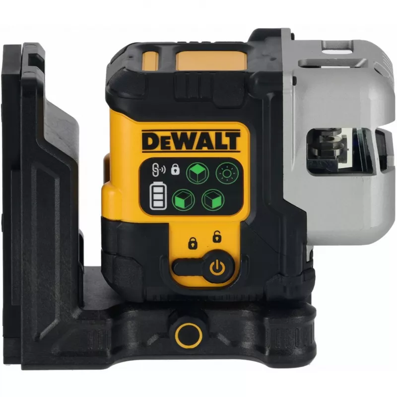 Akumulatorowy laser wieloliniowy DeWalt DCLE14301GB 3×180° krzyżowy, 18V, zielone linie, zintegrowana bateria Powerstack litowo-jonowa