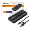 Zewnętrzna obudowa SSD QOLTEC NV2270 dla dysków M.2 SATA/NVMe, USB-C, do 2 TB