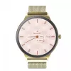 Smartwatch Garett Verona 2 Gold Mesh z Bluetooth i monitorem tętna