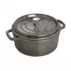 Staub Cocotte 3,8 L Okrągłe żeliwne naczynie do zapiekania
