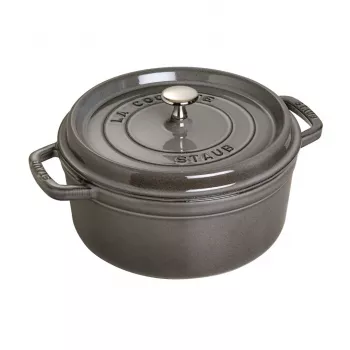 Staub Cocotte 3,8 L Okrągłe żeliwne naczynie do zapiekania