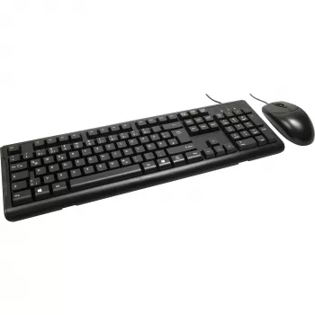 Inter-Tech AC KB-102DE Desktop USB Czarny 1000dpi 105 Buttons Wiczerwony (88884138)
