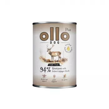 Ollo Plus Kolagen Sarnina 400g puszka karmy dla psów