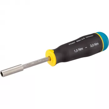 klucz dynamometryczny 6001-3.0/3, 1/4 czarny/niebieski, 1 - 6 Nm, uchwyt na bity 1/4
