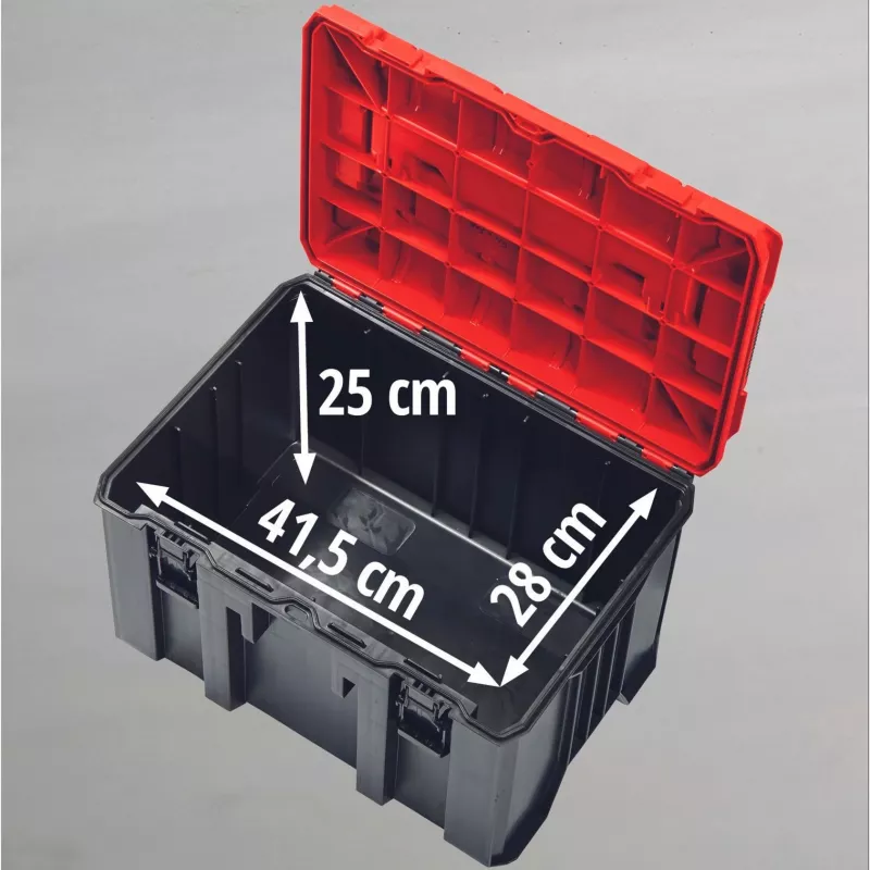 Walizka twarda Einhell E-Case M Czarno-Czerwona 2,85 kg