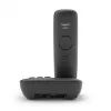 Gigaset E290A Telefon analogowy/DECT z identyfikacją numeru Czarny