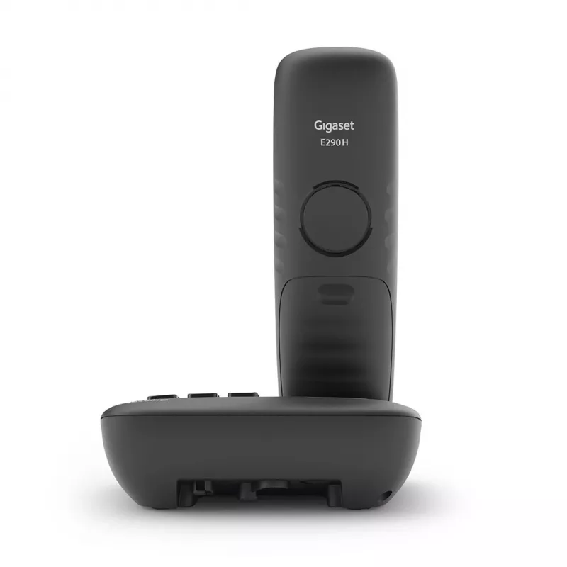 Gigaset E290A Telefon analogowy/DECT z identyfikacją numeru Czarny