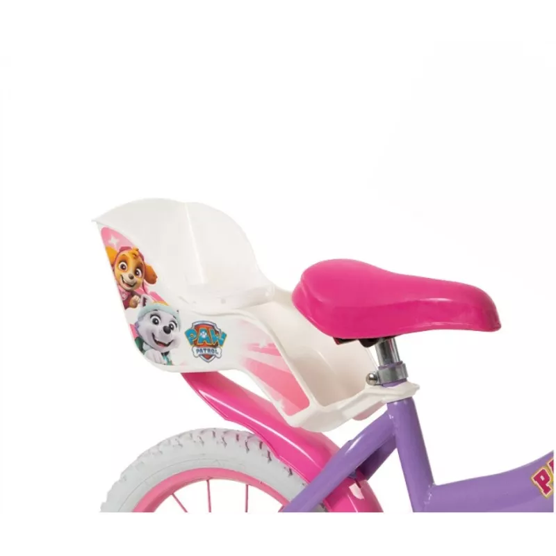 Rower dziecięcy 14 Paw Patrol fioletowy 1480 dziewczynka TOIMSA
