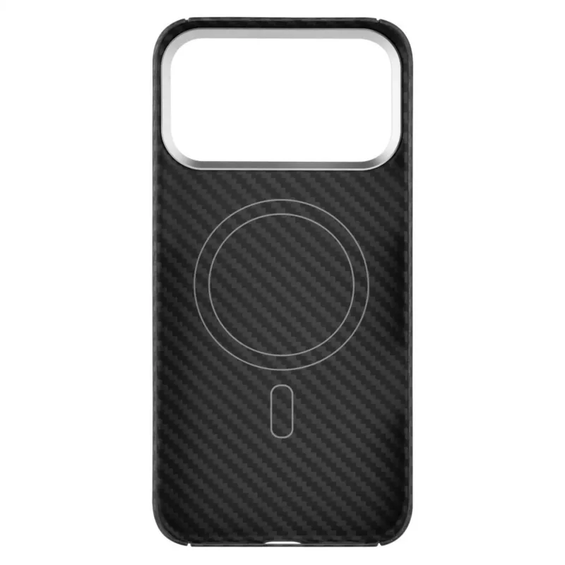 Ochronna osłona tylna FIXED do Apple iPhone 17 Pro Max — włókna aramidowe, czarny