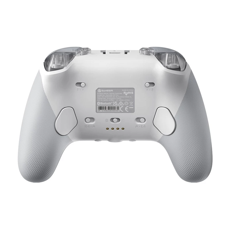 GameSir kontroler gamingowy G7 PRO Mech biały — obsługa przewodowa/bezprzewodowa, układ ergonomiczny