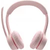 Logitech 981-001412 słuchawki/zestaw słuchawkowy Bezprzewodowe pałąkowe Biuro/Centrum telefoniczne Bluetooth Różowy