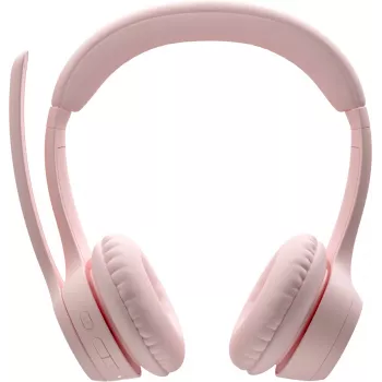 Logitech 981-001412 słuchawki/zestaw słuchawkowy Bezprzewodowe pałąkowe Biuro/Centrum telefoniczne Bluetooth Różowy