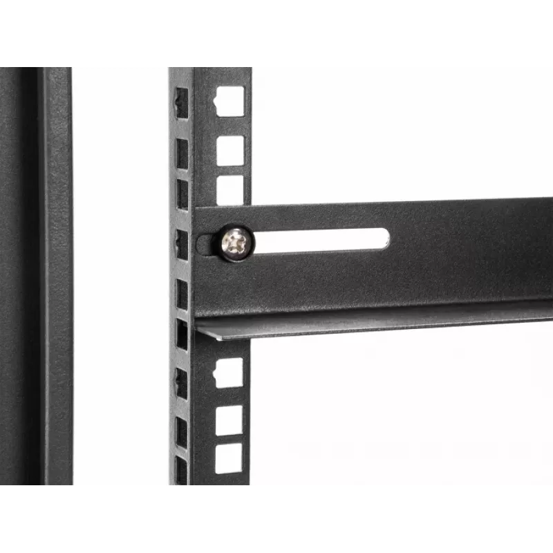 Uchwyt montażowy DeLOCK 19 cali 450x40mm 2 sztuki Czarny Metal