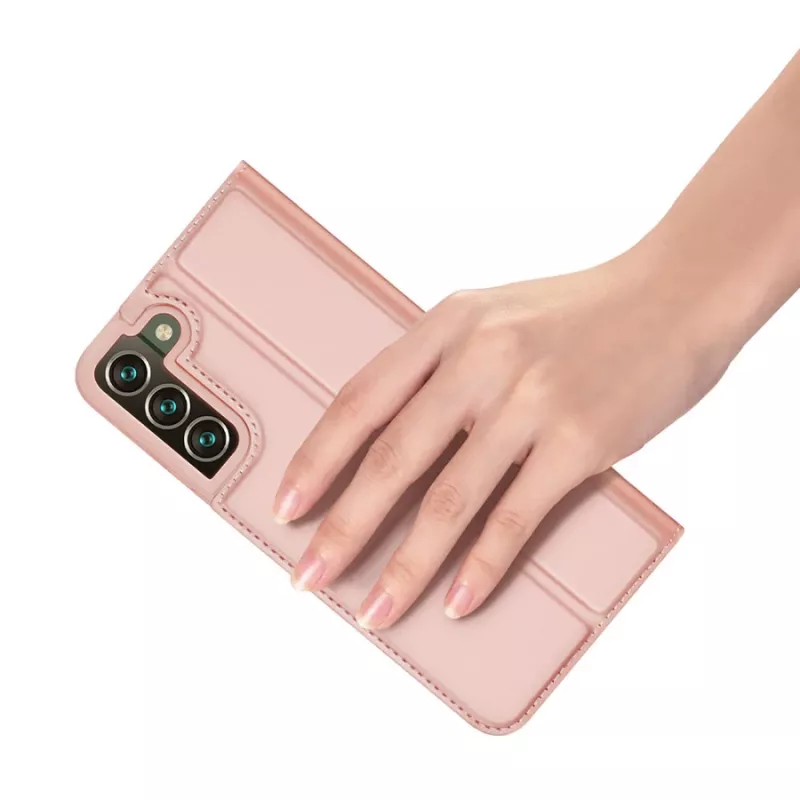 Etui Dux Ducis Skin Pro z klapką do Samsung Galaxy S22+ (S22 Plus) różowe