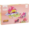 Zestaw konstrukcyjny Marioinex Mini Waffle 112 elementów – Farmer Urocze Ranczo, wielokolorowy, wiek 6+