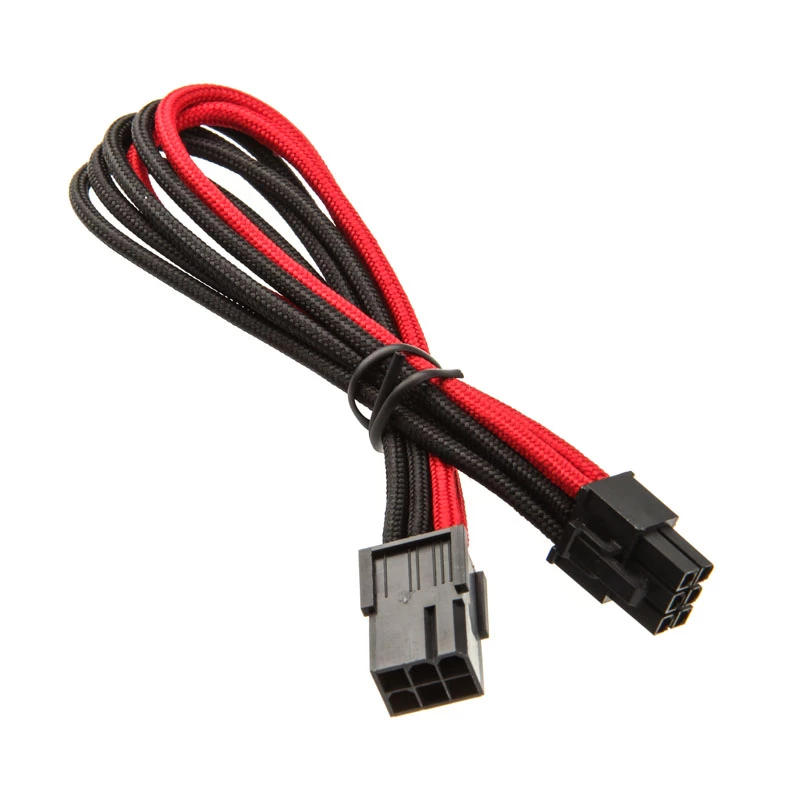 SilverStone Kabel 6-Pin-PCIe do 6-Pin-PCIe 250 mm - czarny/czerwony