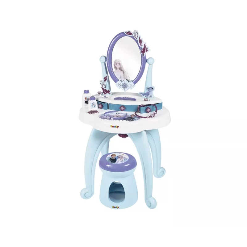 Smoby Frozen 2 w 1 Fryzjer Niebieski Fioletowy od 3 do 6 lat