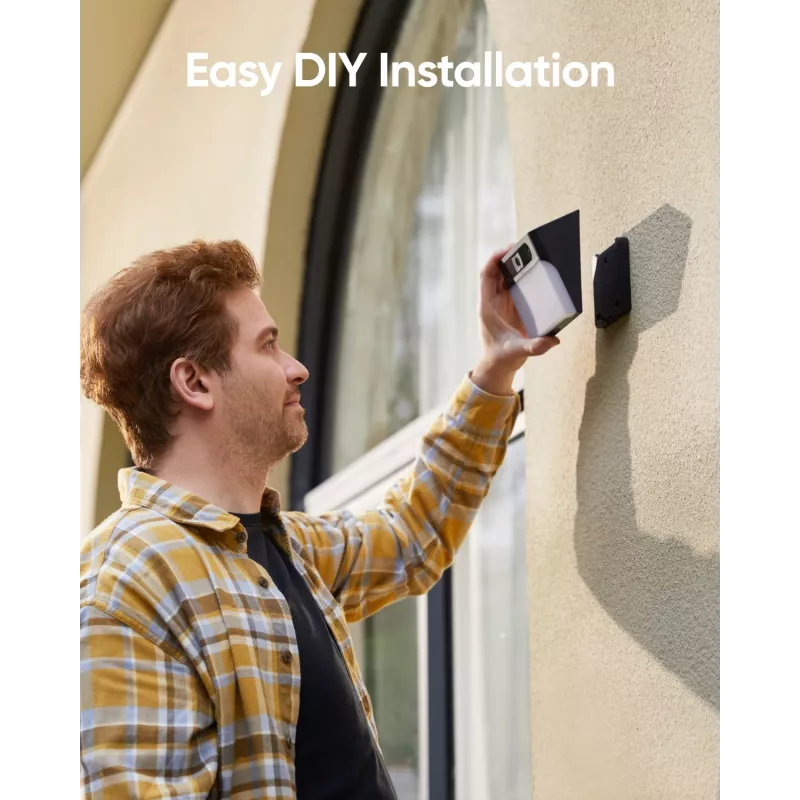 Anker Innovations Eufy Solar Wall Light Cam S120 - Kamera sieciowa do monitoringu - odporna na warunki atmosferyczne - Kolor (dzień/noc)