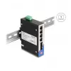 Niezarządzalny przełącznik DeLOCK 88015 Gigabit Ethernet 4 porty Czarny