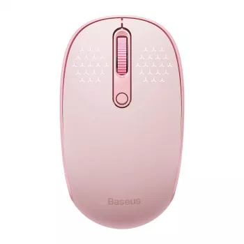 Bezprzewodowa mysz Baseus F01B Tri-mode 2.4G BT5.0 1600 DPI (różowa)