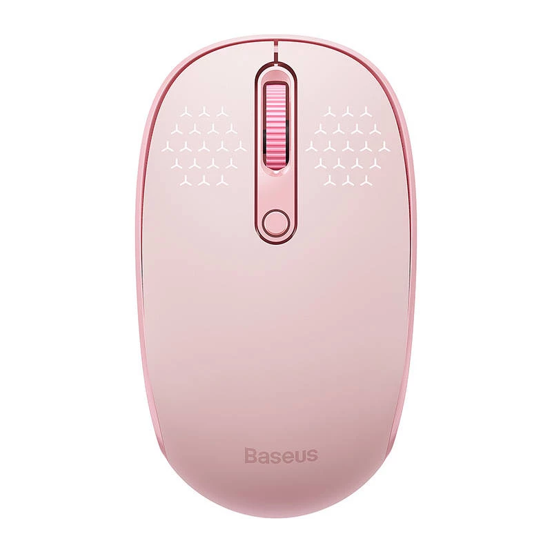 Bezprzewodowa mysz Baseus F01B Tri-mode 2.4G BT5.0 1600 DPI (różowa)